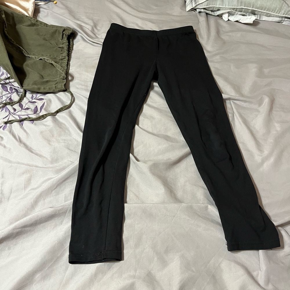 Girls Black Leggings